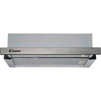 Candy CBT6252X 60cm Telescopic Hood in St Steel 3 Speed Fan LED Light