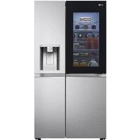 LG GSXV90BSAE InstaView American Fridge Freezer in Stainless Steel wit