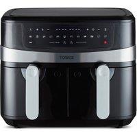 Tower T17088 9L VORTX Dual Zone Air Fryer with Smart Finish