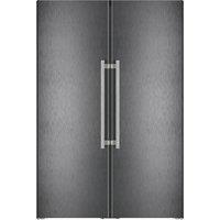 Liebherr XRFBS5295 American Fridge Freezer in Black Steel with Ice Wat