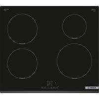 Bosch PIE631BB5E Series 4 60cm Frameless Electric Induction Hob in Bla