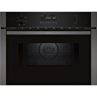 Neff C1AMG84G0B N50 Built In Microwave Oven in Black with Graphite Gre