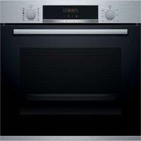 Bosch HRS574BS0B Series 4 Built In Electric Oven in St St 71L AddSteam