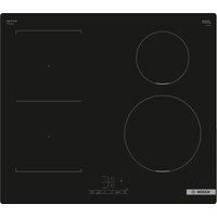 Bosch PWP611BB5B Series 4 60cm 4 Zone Induction Hob in Black Glass