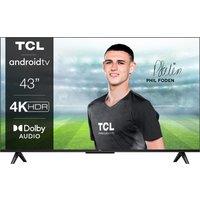 TCL 43P638K 43 4K HDR UHD Smart LED TV HDR10 Dolby Audio