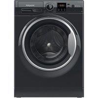 Hotpoint NSWM864CBSUK 8kg 1600 Spin Washing Machine in Black C Rated S