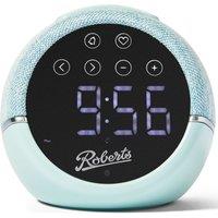 Roberts ZEN DE Zen FM Clock Radio in Duck Egg Device Charging