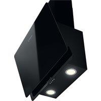 Indesit IHVP65FLMK 60cm Chimney Hood in Black Glass 3 Speed Fan