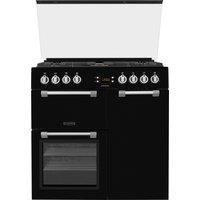 Leisure CC90F531K 90cm Wide Chefmaster Duel Fuel Range Cooker in Black