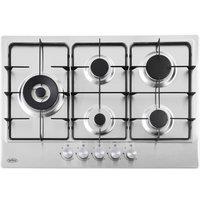 Belling 444411638 75cm 5 Burner Gas Hob in St Steel Wok Burner