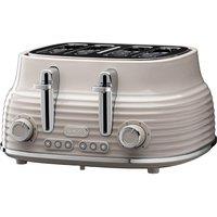 Daewoo SDA2485GE Sienna 4 Slice Toaster in Taupe