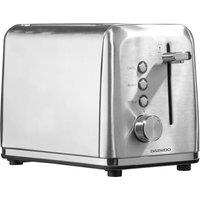 Daewoo SDA2081GE KENSINGTON 2 Slice Toaster in Stainless Steel