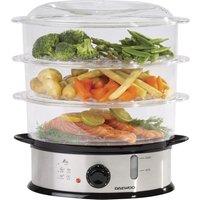 Daewoo SDA1338GE 3 Tier Family Size Food Steamer 9L 1200W