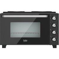 Beko MSH30B 30L Table Top Mini Oven with Hot Plates Black