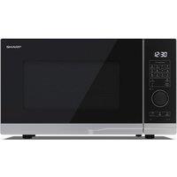 Sharp YC PG254AU S Microwave Oven With Grill in Silver 25L 900W