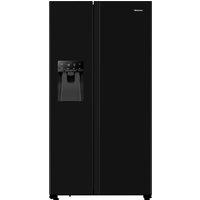 Hisense RS694N4TBE American Fridge Freezer in Black NP I W