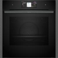 Neff B64VT73G0B N90 Built In Electric Pyrolytic Oven in Black with Gra