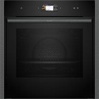 Neff B64FS31G0B N90 Built In Electric Single Oven in Black with Graphi