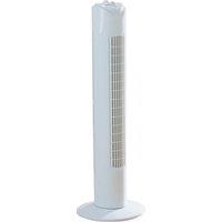 Daewoo COL1570GE 32 Inch Slimline Oscillating Tower Fan in White