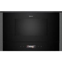 Neff NL4WR21G1B N70 Built In Microwave Oven Black with Graphite Grey T