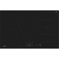 Neff T68FUV4L0 N90 Built In 80cm FlexInduction Hob in Black Glass