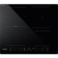 Hotpoint TS3560FCPNE 60cm Induction Hob in Black 4 Zone Flexi Duo Zone