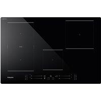 Hotpoint TS6477CCPNE 77cm Induction Hob in Black 4 Zone Flexi Duo Zone