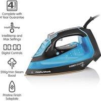 Morphy Richards 300303 Crystal Clear Intellitemp Steam Iron Black Blue