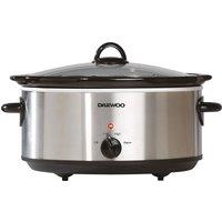 Daewoo SDA1788GE 6 5 Litre Slow Cooker in Stainless Steel