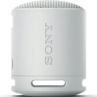 Sony SRSXB100H Waterproof Compact Bluetooth Wireless Speaker in Grey