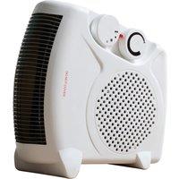 Daewoo HEA1927GE 2000W Fan Heater with Thermostat Use Upright or Flat