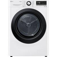 LG FDV309WN 9kg Dual Heat Pump Condenser Dryer in White A