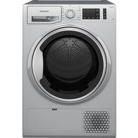 Hotpoint NTM1182SSK 8kg Heat Pump Condenser Dryer in Silver A Rated