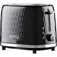 Daewoo SDA2605GE Honeycomb 2 Slice Toaster Black