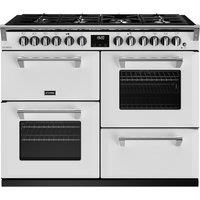 Stoves 444411574 110cm Richmond D1100DF Dual Fuel Range Cooker Icy Whi