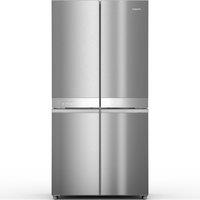 Hotpoint HQ9B2LG American Fridge Freezer in Stainless Steel Frost Free