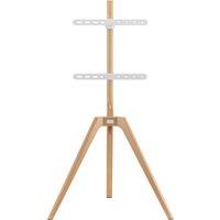 TTAP TRIPOD LIGHT Tripod Easel Style Stand with VESA Mount in Light Wo