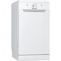 Indesit DF9E1B10UK 45cm Slimline Dishwasher White 9 Place Setting F Ra