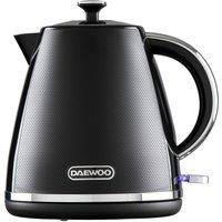 Daewoo SDA2624GE Sterling Cordless Pyramid Kettle Black 1 7L 3kW