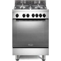 Delonghi DSC626MLX 60cm Single Cavity Dual Fuel Cooker in St St Wok Bu