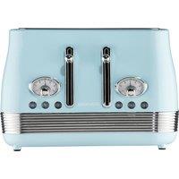 Daewoo SDA2529GE Baltimore 4 Slice Toaster in Sky Blue