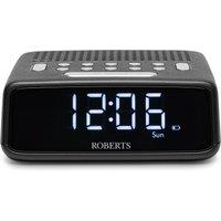 Roberts ORTUSFMBK Ortus FM Dual Alarm Clock Radio in Black