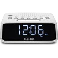 Roberts ORTUSFMW Ortus FM Dual Alarm Clock Radio in White