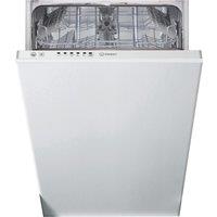 Indesit DI9E2B10UK 45cm Fully Integrated Slimline Dishwasher 9 Place F