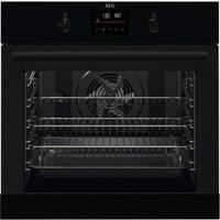 AEG BEX33501EB Built In Electric Single Oven in Black