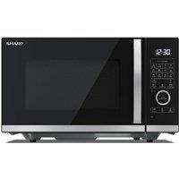 Sharp YC QC254AU B Combination Microwave Oven in Black 25L 900W