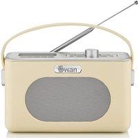Swan SRA43010CN Retro DAB Bluetooth Radio in Cream 20 Presets