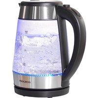 Progress EK5553P Illumi Glass Kettle 1 7L 2200W Blue LED Lights