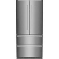 Liebherr CBNSTE8872 American Fridge Freezer in Stainless Steel with Ic
