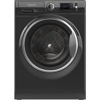 Hotpoint NM11948BCAUK 9kg 1400 Spin Washing Machine in Black A Rated A